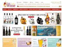 Tablet Screenshot of finewinesellers.co.uk